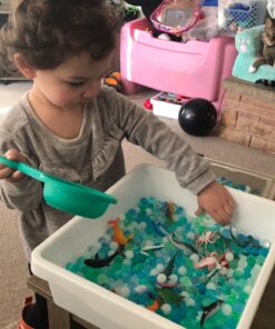 SENSORY4U Dew Drops Water Beads Ocean Explorers Tactile Sensory Kit - 26 Sea Animal Creatures Included - Great Fine Motor Skills Toy for Kids 33 71yjpRqE0ZL