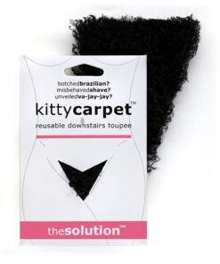 Alternative view of Fashion First Aid Kitty Carpet Reusable Downstairs Toupee Merkin Pubic Wig Funny Gag Gifts for Women, Black MJs Hair