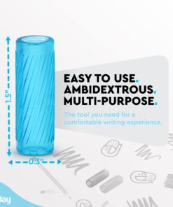 Pencil Grips, Gel Pencil Cushion Grips for Adults w/Arthritis, Preschool & Toddlers, Comfort Writing Pencil Grippers for Kids Handwriting, 6 Pack- by Enday 12 71ykUU1MeTL