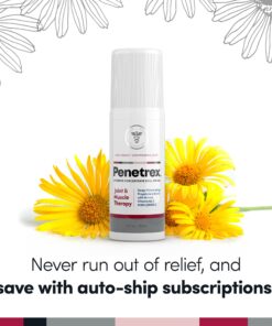 Penetrex Joint & Muscle Therapy – Soothing Relief for Back, Neck, Knee, Hands, Feet & Nerves – Maximum Strength Premium Whole Body Rub with Arnica, Vitamin B6 MSM & Boswellia – 3oz Roll On Gel 21 71ykgydw IL