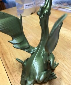 Silk Green Bronze PLA 1.75 mm 1KG PLA 3D Printer Filament Spool 3D Printing Material CC3D Shine Silky Shiny Metallic Finish PLA Metal Like Consumable Army Green Bronze PLA Filament Silk Bronze 56 71ymF4dguL