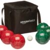 Amazon Basics Bocce Ball Outdoor Yard Games Set with Soft Carrying Case 100mm 3 71ymRumvKzL
