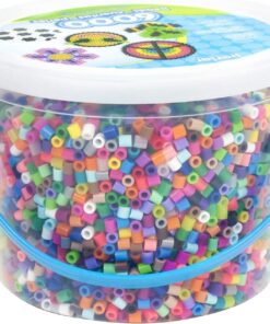 Perler Multi Mix Assorted Fuse Bead Bucket, 6000 pcs 28 71yn5g86qbL