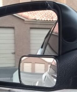 Total View 360 Wide Angle Universal Adjustable Blind Spot Mirror, Frameless Square Design, 2 Pack 24 71ynLNSVlaL