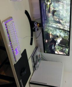 Razer BlackWidow X Chroma Mechanical Gaming Keyboard: Green Key Switches - Tactile & Clicky - Chroma RGB Lighting - Military-Grade Metal Construction - Mercury White RGB Mercury 31 71ynT7UvJqL 2