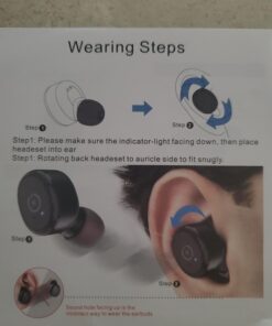 TOZO T10 Bluetooth 5.3 Wireless Earbuds with Wireless Charging Case IPX8 Waterproof Stereo Headphones in Ear Built in Mic Headset Premium Sound with Deep Bass for Sport Black Small Classic Edition 65 71yniGXuQsL