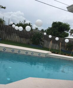 LIHAO 12 Inch White Round Paper Lanterns (10 Pack) 36 71ynvsl30AL