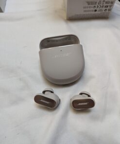 NEW Bose QuietComfort Ultra Wireless Noise Cancelling Earbuds, Bluetooth Noise Cancelling Earbuds with Spatial Audio and World-Class Noise Cancellation, White Smoke 25 71yoM00zNpL