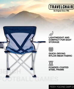 Alternative view of Teddy Folding Chair Teddy Chair Blue
