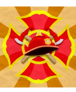 Blue Orchards Firefighter Standard Party Supplies Pack (109 Pieces for 20 Guests) - Fireman Party Plates and Napkin, Fire Truck Birthday, Boy Birthday Party Decorations, Firefighter Theme Party Fire Truck Party Supply Packs 13 71yom1baoeL