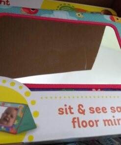 Bright Starts Sit and See Safari Floor Mirror Tummy Time Activity Toy, Ages Newborn + Multi Color 33 71yoyGfyLvL