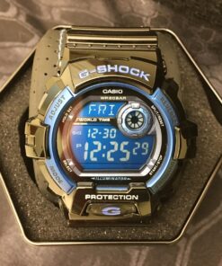 Casio Men's G8900A-1CR G-Shock Black and Blue Resin Digital Sport Watch 44 71yqGHgQXPL