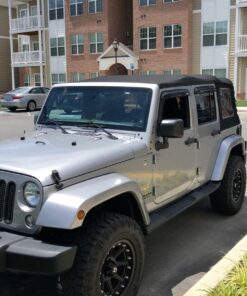 Rugged Ridge | Window Rain Deflectors | 11351.12 | Fits 2007-2018 Jeep Wrangler JKU 4-Door 26 71yrJrq DqL