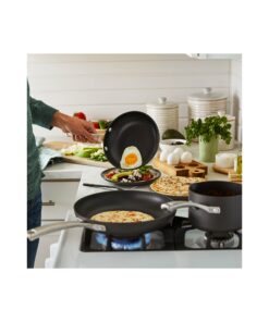 Calphalon Classic Hard-Anodized Nonstick Cookware, 10-Piece Pots and Pans Set with No-Boil-Over Inserts New Cookware Set 16 71yrkNLOFhL 1