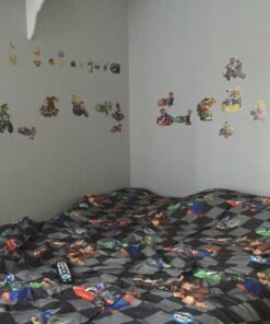 Roommates 771Scs Nintendo Mario Kart Peel And Stick Wall Decals, 34 Count 9 71ys8CZmEZL
