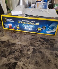 NATIONAL GEOGRAPHIC Science Magic Kit – Science Kit for Kids with 50 Unique Experiments and Magic Tricks, Chemistry Set and STEM Project, A Great Gift for Boys and Girls (Amazon Exclusive) Mega Science Magic 44 71yszn1eTcL
