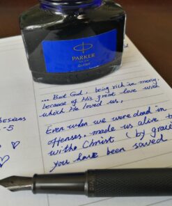 Parker Fountain Pen Ink Bottle Washable Blue QUINK Ink 57ml. Fountain Pen Refill Blue Wash 31 71yt0YjwDWL