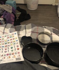 Cake Decorating Kit,635 Pcs Decorating Supplies With 3 Springform Pan Sets Icing Nozzles Rotating Turntable Cake Topper Piping Bags Carrier Holder,Cake Baking Set Tools 635 PCS 25 71ytKOy ML