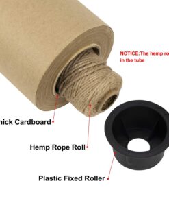 YRYM HT Brown Kraft Butcher Paper Roll - Natural Food Grade Brown Wrapping Paper for BBQ Briskets, Smoking & Wrapping Meats, 18inch x 2100inch (176 ft) - Unbleached Unwaxed and Uncoated Kraft Butcher Paper 001 25 71ytNBc2I L