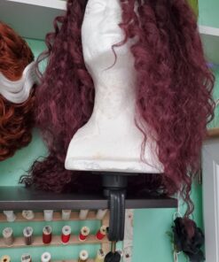 Teenitor Wig Mannequin Head Stand, 2 Pack Cosmetology Manikin Stand Mannequin Head Holder Clamp Black Wig Stand Holder 33 71ytufyWxEL