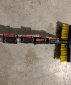 Unger Professional HydroPower 10” Bi-Level Scrub Brush – Compatible with Waterflow Poles, Garage, Driveway, Deck, Concrete Scrub Bi-Level Brush Scrub Brush Head 20 71yu5Yk6YL