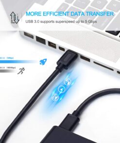 Jelly Tang USB 3.0 A to A Male Cable 6Ft,USB to USB Cable USB Male to Male Cable USB Cord with Gold-Plated Connector for Hard Drive Enclosures, DVD Player, Laptop Cooler (6Ft/1.8M) 6 Ft 12 71yuIOD2qJL