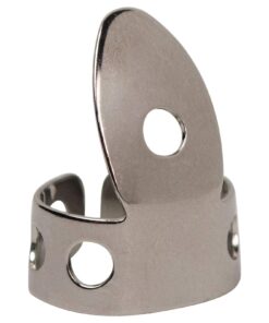 Alternative view of Golden Gate NP1-8B Thumb & Finger Pick Pack – Stainless Steel/Black – Large Black Fingers & Thumbs