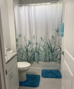 LiBa Bathroom Shower Curtain Liner - Waterproof Plastic Shower Curtain Premium PEVA Non-Toxic Shower Liner with Rust Proof Grommets Frosted 8G Heavy Duty Bathroom Accessories 72x72 1b. 8g-frosted *72" W x 72" H 30 71yv4Bo5VWL