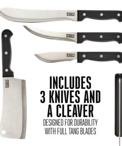 Weston 10-Piece Game Processing Knife Set, Black, 19.1X12.5X9.75 18 71yvd83XWaL