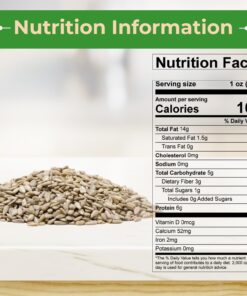 Sincerely Nuts Organic Sunflower Seed Kernels Raw (No Shell) (1lb bag) | Nutritious Antioxidant Rich Superfood Snack | Source of Protein, Fiber, Essential Vitamins & Minerals | Vegan and Gluten Free 1 Pound (Pack of 1) 9 71yvuitpmxL