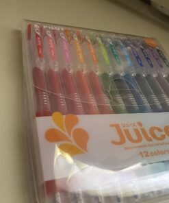 PILOT Juice Gel Ink Ballpoint Pen, 0.38 mm, 12 Color Set (LJU120UF-12C) 12 Count (Pack of 1) Standart 34 71ywEs1bYhL 2