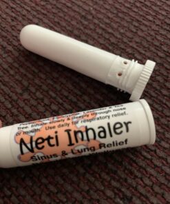 Urban ReLeaf NETI Salt Air Relief INHALERS! Set of Two (2) Sinus & Lung, Himalayan & Botanicals! Respiratory Wellness. Healing Aromatherapy. Energizing! Colds, Asthma, Cough, Bronchitis 100% Natural 24 71ywS8CLZmL