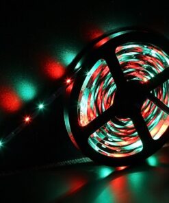 SUPERNIGHT LED Strip Light, 2835 SMD RGB Multi-Color Changing Lights, 16.4ft 300 LEDs Rope with IR Remote Controller, 12V Power Supply for Bedroom, TV-Back Lighting, Halloween, Christmas 2835RGB 24Keys 54 71yxGY2mewL