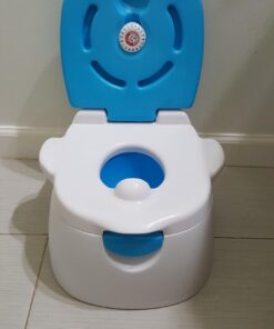 Munchkin® Arm & Hammer Multi-Stage 3-in-1 Potty Seat, (Potty Chair, Trainer Ring and Step Stool), Grey 41 71yxPHmOhWL