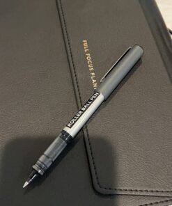 Shuttle Art RollerBall Pens, 25 Pack Black Fine Point Roller Ball Pens, 0.5mm Liquid Ink Pens for Writing Journaling Taking Notes School Office 25 Count (Pack of 1) 25 71yxoFpakPL