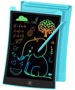 KOKODI Kids Toys LCD Writing Tablet, Colorful Toddler Drawing Pad Doodle Board Erasable, Educational Learning Toys Birthday Gifts for Girls Boys Age 3 4 5 6 7 8 Kids Road Trip Essentials(Green) Green 8.5 Inch 17 71z c84TNL