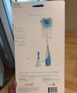 Munchkin® Sponge™ Bottle Brush, Grey, 2 Count (Pack of 1) 26 71z pFLiOeL