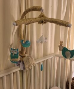 AGPtek Baby Crib Mobile Bed Bell Holder Music Box Holder Arm Bracket Baby Bed Stent Set (Nut Screw) ¨C 2 Sizes for Optional (34.6") 34.6" 29 71z1H izt3L