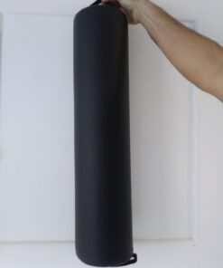 ForPro Full Round Bolster Pillow, Black, Oil and Stain-Resistant, for Massage and Yoga, 6” R x 26” L 15 71z1YmqBK8L