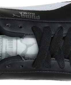 PUMA Men's Roma Sneaker 9.5 Black/White/Silver 24 71z2UV72oL