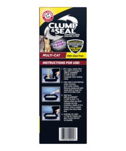Arm & Hammer Clump & Seal Litter, MultiCat 19lb Box 19 Pound Multicolor 27 71z2XdaHOL 1