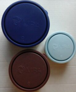MIRA Stainless Steel Lunch Box Food Storage Containers | BPA Free, Eco-Friendly & Reusable Snack Food Nesting Containers | Set of 3 (Navy/Arctic/Icy) Navy/Arctic/Icy 29 71z3BlIcsnL 3