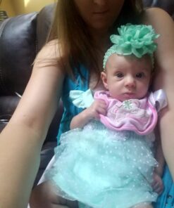 QandSweet Baby Girl's Headbands with Chiffon Lotus Flower Soft Nylon Headwraps for Take Pictures (Camellia Flower 15Pcs) Camellia Flower 15pcs 43 71z3FNSu1JL