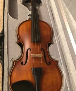 Bunnel Pupil Violin Outfit 4/4 Full Size By Kennedy Violins - Carrying Case and Accessories Included - Solid Maple Wood and Ebony Fittings 49 71z3tQFEhqL