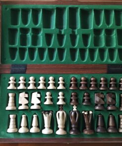 Wegiel Handmade Royal 36 European Chess Set - Wooden 14.2 Inch Board Hornbeam & Sycamore Pieces 27 71z5nzKU4bL 1