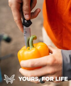 Benchmade - Osborne 940 EDC Knife with Black G10 Handle (940-2) Black G10 - Satin Finish 32 71z6J8wY64L