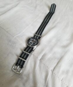 BluShark Original Premium Nylon Watch Strap - Stainless Steel Buckle with Multiple Sizes & Premium Styles, Replacement Watch Straps for Men & Women, Ballistic Military Waterproof BOND 20mm Premium Brushed Buckle 44 71z6padWWlL 1