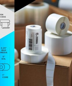 ZEBRA GK420t Thermal Transfer Monochrome Desktop Printer Print Width of 4 in USB and Ethernet Port Connectivity GK42-102210-000 9 71z6qK34opL