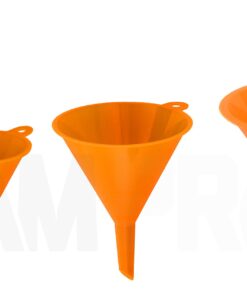 RAM-PRO 4-Piece All Purpose Wide-Mouth Bright Orange Plastic Funnel Set for Quick and Clean Transferring Liquids, Dry Goods, Between Pitchers, Bottles, Cans and Containers 14 71z7JNoT 3L