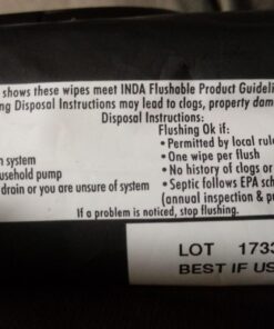 DUDE Wipes - Flushable Wipes Stocking Stuffers - 1 Pack, 48 Wipes - Unscented Extra-Large Adult Wet Wipes - Vitamin-E & Aloe for at-Home Use - Septic and Sewer Safe Fragrance Free 48 Count (Pack of 1) 36 71z7bQ551eL